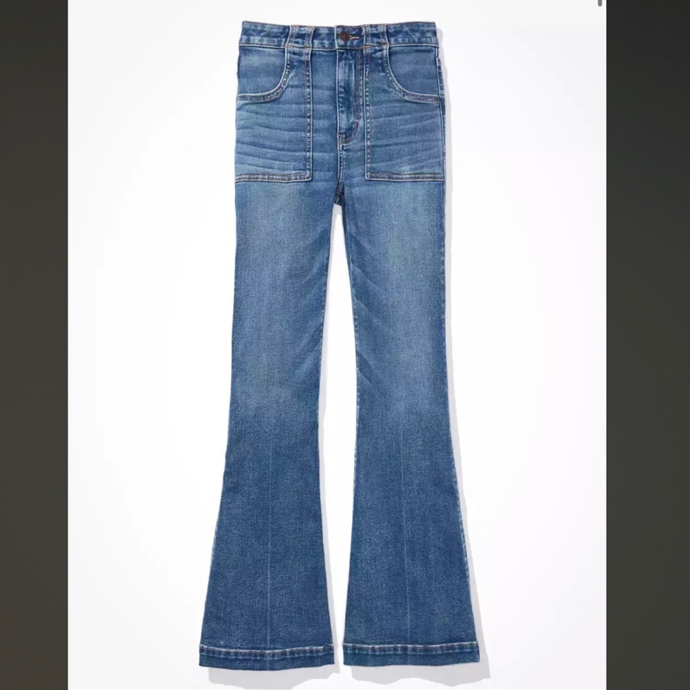 American Eagle Next Level Super High-Waisted Flare Jean